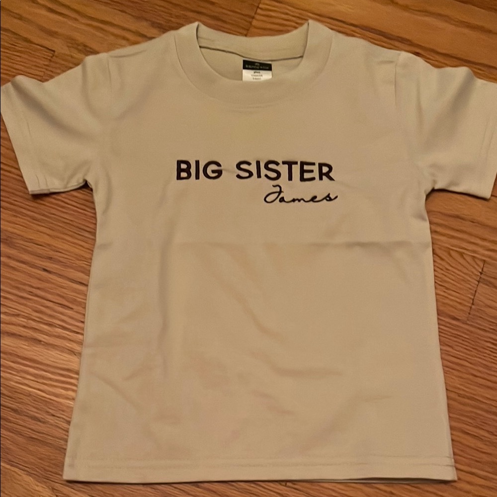 Big Sister James Shirt 2T
